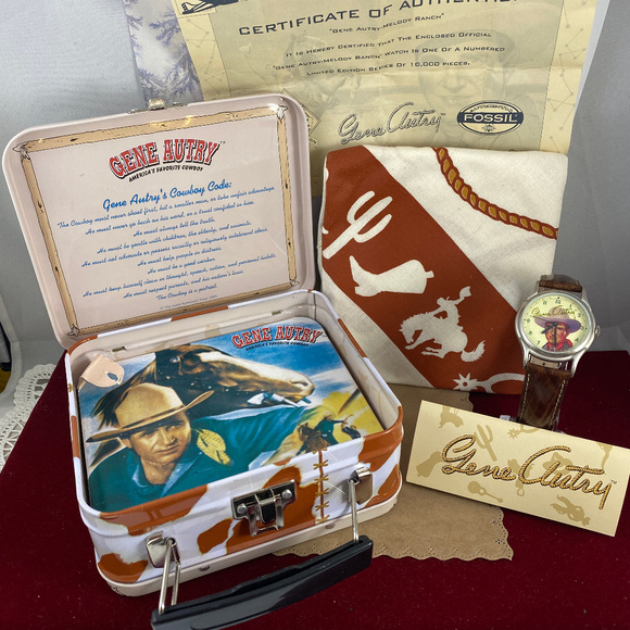 Vintage  Limited Edition Gene Autry Watch Set - Picture 2 of 8